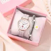 Наручные часы женские шикарные нишевые стильные вставки повседневные темпераментные простые корейская версия универсальные светящиеся изысканные кварцевые часы