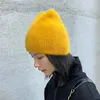 Beanieskull Caps Winter Warm Lovely Sticked Hats For Women Casual Soft Angola Rabbit päls Beanie Hats Glris Lady Bonnet Gorros 231109