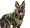 Tactical Dog Harness K9 Working Dog Vest Nylon Bungee Leash Lead Training Running For Medium Large Dogs German Shepherd1212471