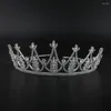 Haarspangen MYFEIVO Vollzirkon Hochzeit Krone Elegante Prinzessin Tiaras Braut Kopfschmuck Weibliche Schmuck Zubehör HQ0840