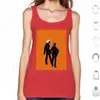 Men's Tank Tops For Life Vest Sleeveless Trainspotting Smoking Orange Movie Film Minimalist Silhouette Scotland