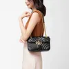 2024 Новая дизайнерская женская сумка через плечо через плечо в женском стиле Hongling с решетчатой текстурой и цепочкой-сумкой