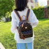 2024 New Designer women's crossbody shoulder can be and mixed batches sale backpack Korean casual retro printed custom bag