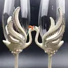 Wine Glasses Swan Goblet Red High Beauty Leadless Crystal Glass Wedding Champagne Pair Gift Box Home Use S Verre