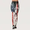 Active Pants Independence Day For Women's American 4th Of July Business Women Intimo abbinato per lui e per lei Leggings a vita bassa