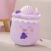 2023 Super Cute Peluche Morbido Sapore di Frutta Paglia Latte Tazza di Tè Giocattoli di Peluche Dolce Regalo Per Le Ragazze di San Valentino