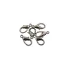 400PCS Lobster Clasps, Metal Alloy Small Lobster Claw Clasps, Weico Lobster Clip for Handmade Necklace, Bracelet Jewelry Making Accessories Fastener Hook( Nickel)