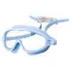 Goggles Children Sealed Swim Glasses Waterproof Silicone Snorkeling Diving Goggles Adjustable Buckle Antifogging for Professional Sports P230408