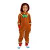 Occasions spéciales unisexe filles garçons pain d'épice combinaison enfants mignon biscuit Onesie noël 231108