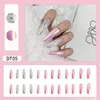 Faux Ongles Advanced Long Ballet Nail Patchs Polyvalent Cat Eye Faux Européen Américain Portable Noël Rétro Mignon