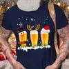 Men's T Shirts Vintage for Men Christmas Outfits Santa Graphic Clothing Hip Hop Streetwear O Neck Extra Large Mens Shirt Tees 2023