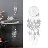 Decorative Figurines Dream Catcher Wedding Door Iron Ring Kids Room Home Decoration Background Festival Girl Gifts Bedroom Nordic Party Wall