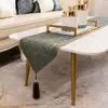 Table Runner Avigers Modern Luxury Striped Table Runner High precision Jacquard Table Runner for Home Art Decor Wedding Beige Turquoise 230408