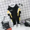 Kledingsets Kid Jongen Casual Kledingsets Katoen Herfst Nieuwe Brief Baby Boy Shirt + Broek 1 2