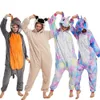 Pyjamas Hooded Jumpsuits för vuxna kigurumi panda pyjamas barns unicorn pajamas licorne enhörning pijamas onesie barn sover 231108