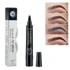 Eyebrow Enhancers Four-Headed Eyebrow Pencil Tattoo Pen Long-Lasting Professional Thin Section Waterproof And Sweat-Proof Does Not Fade 231109