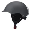 Casque de ski de sécurité sportif, protection à une planche et à double planche, pour adultes, sports de plein air, formation monobloc, casque de ski thermique PF