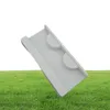 100pcs whole white lash trays plastic transparent blank holder tray for eyelash packaging box Case container7531060