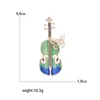 Brooches Enamel Butterfly Violin Women Unisex Pin Party Office Banquet Daily Musical Instrume Gift Clothing Bag Accesories Jewelry