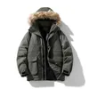 Parkas pour hommes multi-poches veste d'hiver tactique hommes col de fourrure à capuche manteau en coton épaissir polaire vestes coupe-vent décontractées 231108