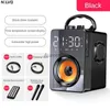 Computer Speakers Remote Control Karaoke Bluetooth Speaker With Microphone Bluetooth 5.0Mirror Screen Intelligent Subwoofer Led Display Clock YQ231103