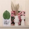 Vasi Nordic Ins Vaso di ceramica creativa Ornamenti per la casa Vaso di fiori vegetariano bianco Vasi Decorazioni per la casa Regali artigianali 231109