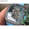 ساعة ميكانيكية ريتشارميرز السويسرية سويسري ساعة ZF مصنع توربيون مصمم الحركة التلقائي مصمم للرجال معصم الساعات RM5301 Real Tourbillon JSML حركة كاملة YL9LT