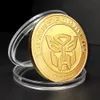 Konst och hantverk Optimus Prime Megatron Gold Coin