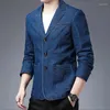 Men's Suits Slim Male Suit Blazers Men Elegant Man Regular Fit Coat Fashion Coats & Jackets Mens Wedding Slimfit Leather Clothing