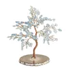 Obiekty dekoracyjne figurki hailanbao kryształ naturalny kryształowy bonsai drzewo pieniądze Lucky Tree Feng shui Tree dla stołowego dekoracje domowe biuro 231109