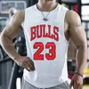 Tanques masculinos homens verão malha rápida secagem ginásio sem mangas camisa número personalizado basquete correndo esporte fitness colete roupas