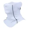 Cyclisme Caps Masques 1 ~ 10pcs réfléchissant Nigh Riding demi-masque d'été glace soie crème solaire anti-poussière col écharpe sport Bandana hommes femmes 231109