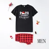 Family Matching Outfits Christmas Pajamas Set Short Sleeve Cartoon Cute Soft 2 Pieces Suit Parentchild Baby Dog Romper 231109