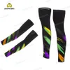 Arm Leg Warmers Team Champion Leg Warmer Rainbow Anti-UV Cycling Arm Warmer Breathable Bike Running Racing Bike Leg Cover 231109