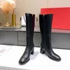 Designer Boots Nowe poe pięta British Fit Buts kominowe nagi buty moda wszechstronna długa i krótka damska styl