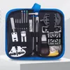 Kits de réparation de montre 146 pièces/ensemble trousse à outils professionnelle horloger ouvre-boîte lien dissolvant barre à ressort ensemble sac de transport outils