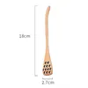 Long honeycomb hollow stirring spoon cold drink coffee stirring stick restaurant honey stick lotus wood processing tableware