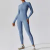 Lu Bodysuits dla Jogi Dance Jumpsuits One pojemnik Sport Szybki trening Susze Bras Zestawy długich rękawa