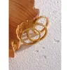 밴드 반지 YHPUP 매력 스테인리스 스틸 미니멀리스트 황금 손가락 얇은 절묘한 반지 PVD 방수 세련된 유행 한국 보석 231109