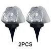 Waterproof Garden Ground Plug Lamp Strong Toggle Switch Solar Pendant Lights Easy Installation Colorful Bright Lighting 120g