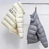 Parkas femme couleur unie tendance Simple doudoune pour femmes 2023 hiver nouveau court ample ADLV 90 duvet de canard blanc épais chaud manteau femme TT670 zln231109