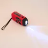 Freeshipping New Protable Solar Radio Hand Crank Self Powered Phone Charger 3 LED Flashlight AM/FM/WB Radio Waterproof Emergency Surviv Vtjh