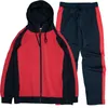 Men's Tracksuits Sweater Hooded Pants Long Sleeve Panel Contrast 2023 Sportswear Casual Set Spring And Autumn Season