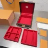 Designer sacos caixas de jóias caixa de relógio de couro 8 masculino relógio organizador caixa de armazenamento de jóias moda feminina anéis bandeja caso cosmético 2023