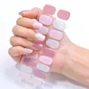 Faux ongles enveloppements d'ongles durables, bandes de gel auto-adhésives à motifs élégants pour femmes à faire soi-même