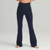Ll Lemon Yoga Groove été femmes pantalons évasés vêtements taille haute serré ventre montrer figure exercice yoga neuf points pantalon