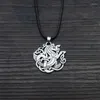 Kedjor 12stnor Norse Viking Horse Necklace Fashion Jewel Christmas Gift