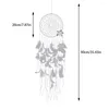 Decorative Figurines Dream Catcher Wedding Door Iron Ring Kids Room Home Decoration Background Festival Girl Gifts Bedroom Nordic Party Wall