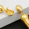Stud brasilianska smycken set för kvinnor chili örhängen hänge dubai nigerianska afrikanska 24k guldpläterade bröllop smycken bruduppsättningar 231109