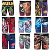 3xl plus size masculino shorts sexy seda gelo secagem rápida elástica praia calças esporte respirável cuecas boxers com pacote